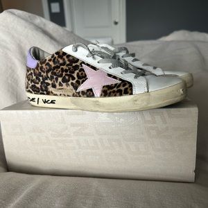 *Rare like new* Golden Goose Superstar leopard
